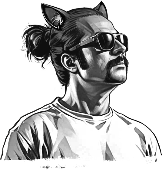 Illustrated portrait of Mohammad Sadegh Zarjooyan